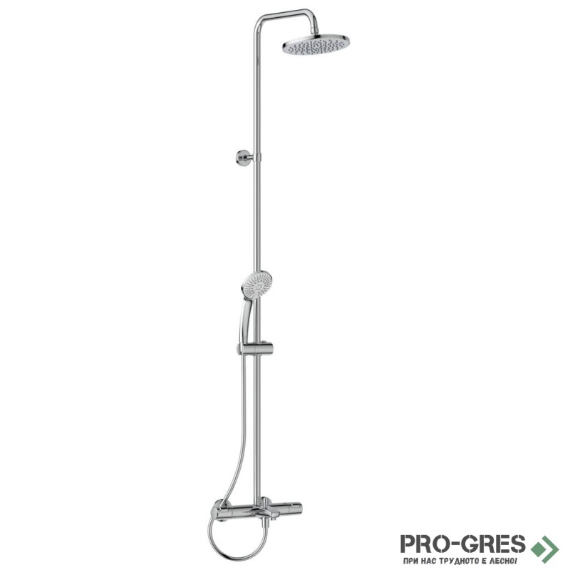Термостатна душ система с чучур,хром IDEAL STANDARD CERATHERM T125 A7590AA