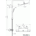 Термостатна душ система Ceratherm T50 Ideal Standard A7618AA 