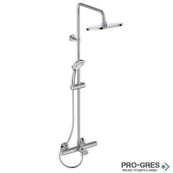 Душ система с термостатен смесител,хром IDEAL STANDARD CERATHERM T25 A7629AA