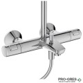 Душ система с термостатен смесител,хром IDEAL STANDARD CERATHERM T25 A7629AA
