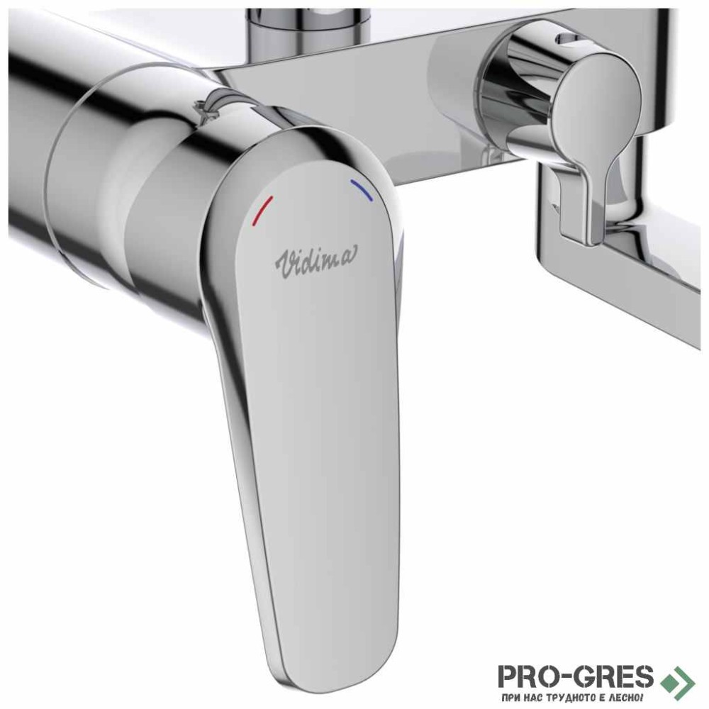 Душ система с едноръкохватков смесител и чучур Vidima B0975AA