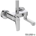 Душ система с едноръкохватков смесител и чучур Vidima B0975AA
