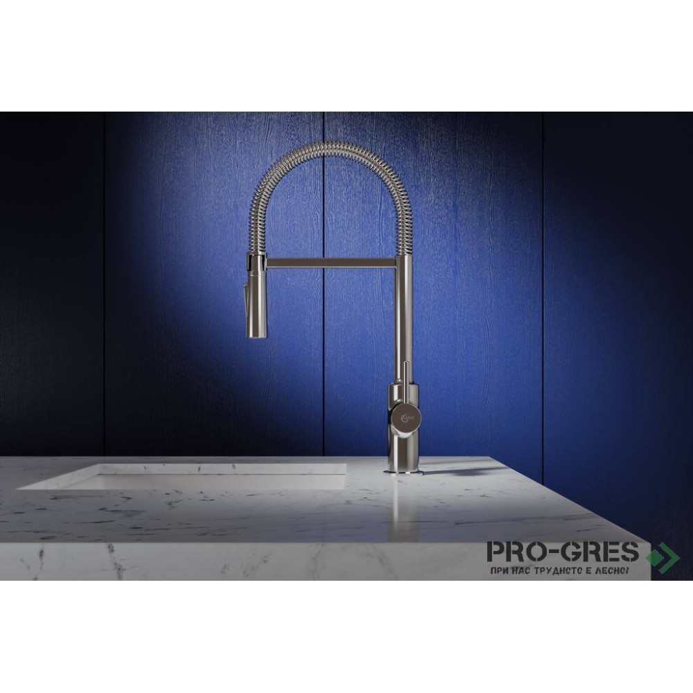 Кухненски смесител с изтеглящ се ръчен душ с две функции Ideal Standard BC302AA