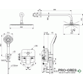 Душ комплект за вграждане, хром IDEAL STANDARD CERAPLAN BD194AA