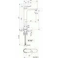 Смесител за умивалник H240 BlueStart® Ideal Standard BE012AA