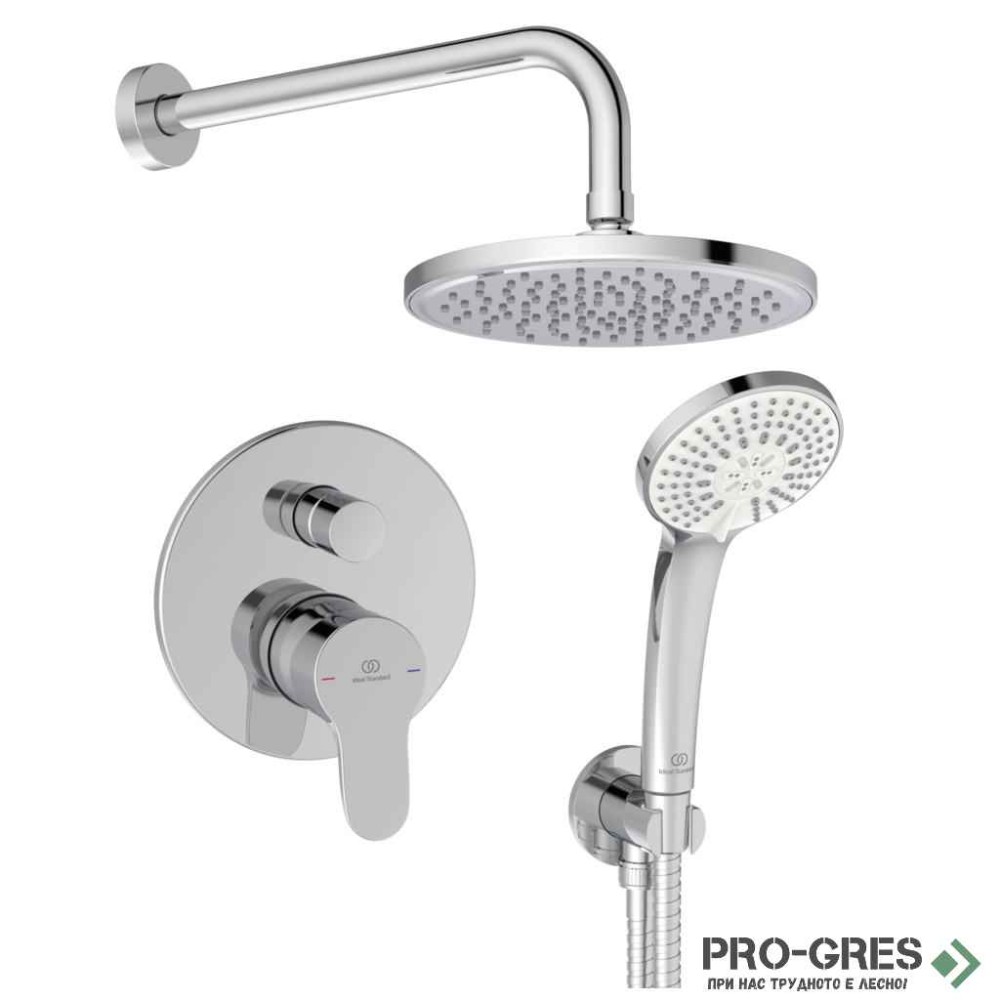 Промо душ комплект за вграждане CERABASE BD999AA Ideal Standard