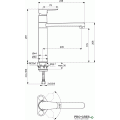 Смесител за кухня с висок тръбен чучур CERAFINE O Ideal Standard BC501XG