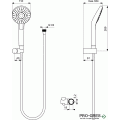 Душ комплект за вграждане CERAFLEX Ideal Standard BC447AA