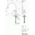 Смесител за кухня с висок тръбен чучур Ceraplan Ideal Standard BD339AA