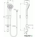 ПРОМО комплект смесители ESLA 3в1 IDEAL STANDARD BC264AA