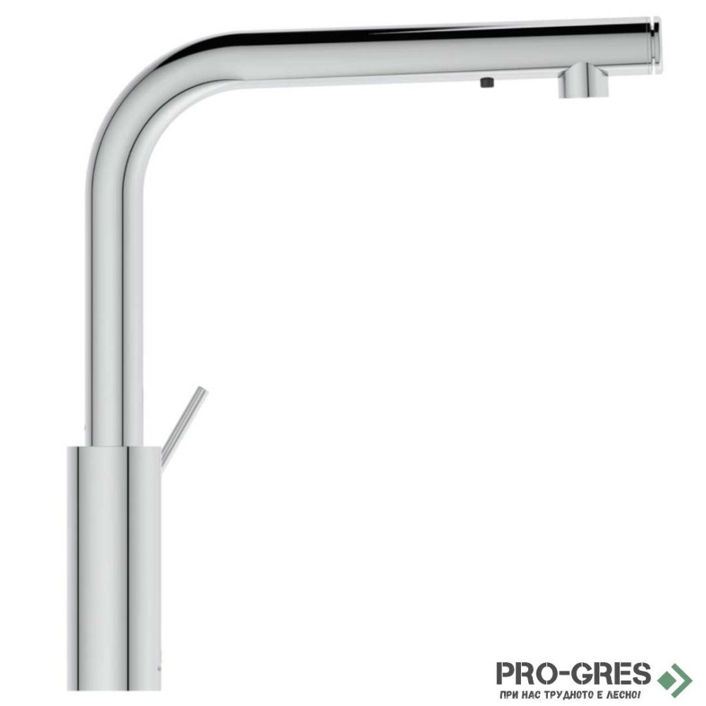 Смесител за кухня с вграден дозатор 5VDC 100-240VAC, хром IDEAL STANDARD GUSTO iMX A7817AA