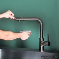 Смесител за кухня с вграден дозатор 5VDC 100-240VAC, хром IDEAL STANDARD GUSTO iMX A7817AA
