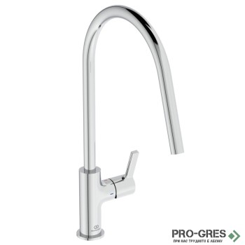 Смесител за кухня с висок тръбен чучур Gusto Ideal Standard BD408AA