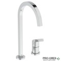 Смесител за кухня с висок тръбен чучур,дву дупков,хром Gusto Ideal Standard BD423AA 