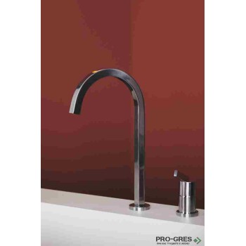 Смесител за кухня с висок тръбен чучур,дву дупков,хром Gusto Ideal Standard BD423AA Смесител за кухня с висок тръбен чучур,дву дупков,хром Gusto Ideal Standard BD423AA