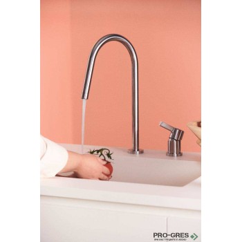 Смесител за кухня с висок тръбен чучур,дву дупков,хром Gusto Ideal Standard BD422AA Смесител за кухня с висок тръбен чучур,дву дупков,хром Gusto Ideal Standard BD422AA