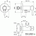 Хигиенен душ комплект IDEALSPRAY Ideal Standard BD130AA