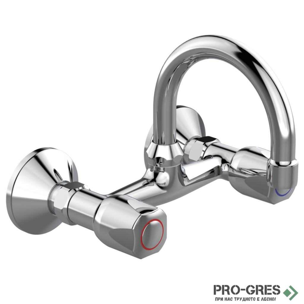 Смесител стенен за умивалник Vidima Iskar B1392AA