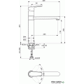 Смесител за кухня с висок тръбен чучур SevaL Vidima BC393OZ