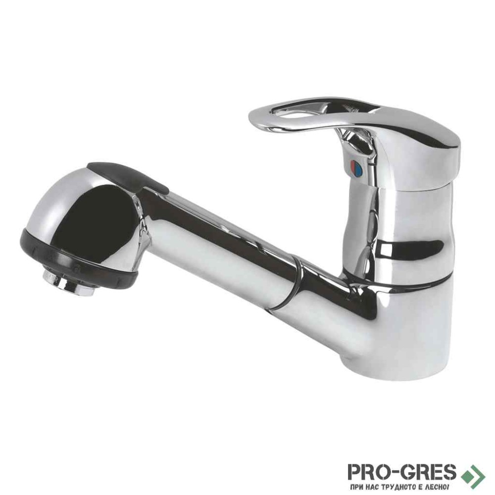 Смесител стоящ за кухня с изтеглящ се чучур  SevaNew Vidima B7943AA