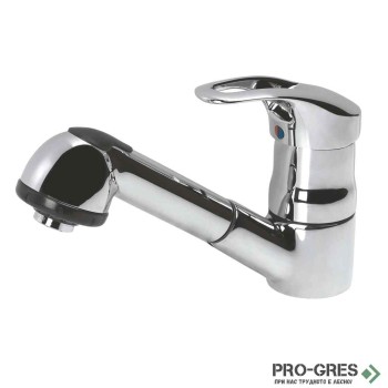 Смесител стоящ за кухня с изтеглящ се чучур  SevaNew Vidima B7943AA