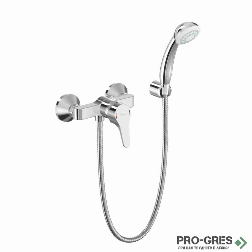 Смесител стенен за душ с аксесоари SevaNext Vidima  B1924AA