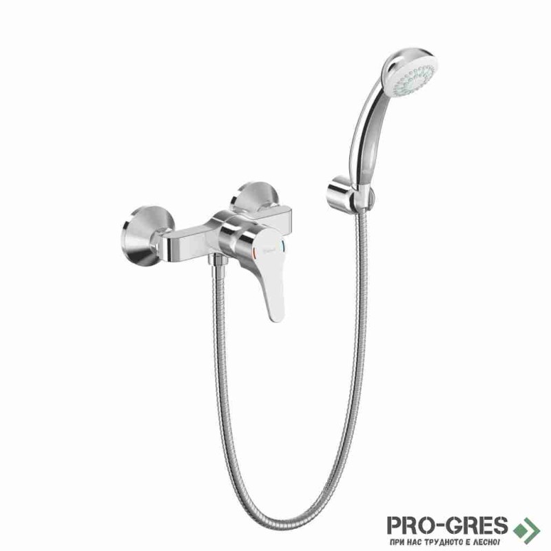 Смесител стенен за душ с аксесоари SevaNext Vidima  B1924AA
