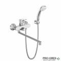 Смесител стенен за вана/душ с дълъг чучур и аксесоари SevaNext Vidima  B1926AA