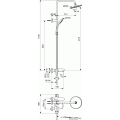 Душ системa смесител вана/душ,хром IDEAL STANDARD CERAFINE O BC525AA