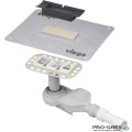 Линеен сифон за баня ф50/40мм, 60-80м, H70-155мм, VIEGA ADVANTIX CLEVIVA, цвят черен