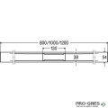 Линеен сифон за баня, ф50/40мм, 60-80м, H70-155мм, VIEGA ADVANTIX CLEVIVA