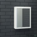 Горен шкаф за баня - Ира 50 PVC, бял Висота