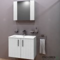 Комплект мебели за баня - Мая 65 см,бял PVC Висота