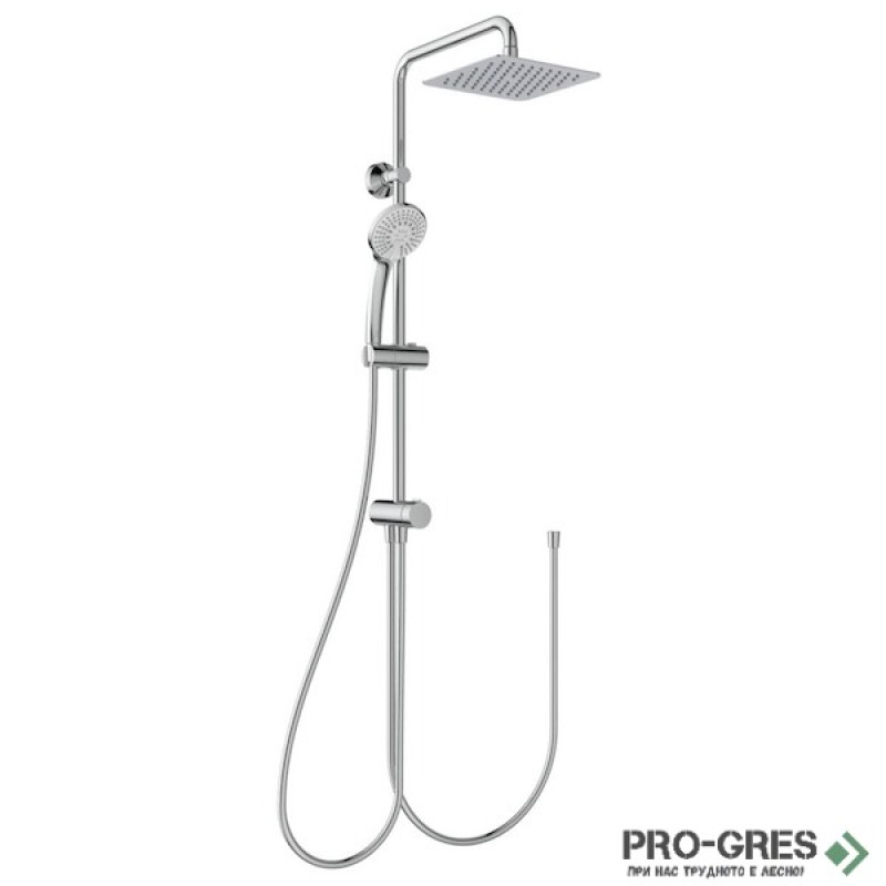 Душ система за инсталация със стенен смесител Ideal Standart Ceratwist T20 BD953AA
