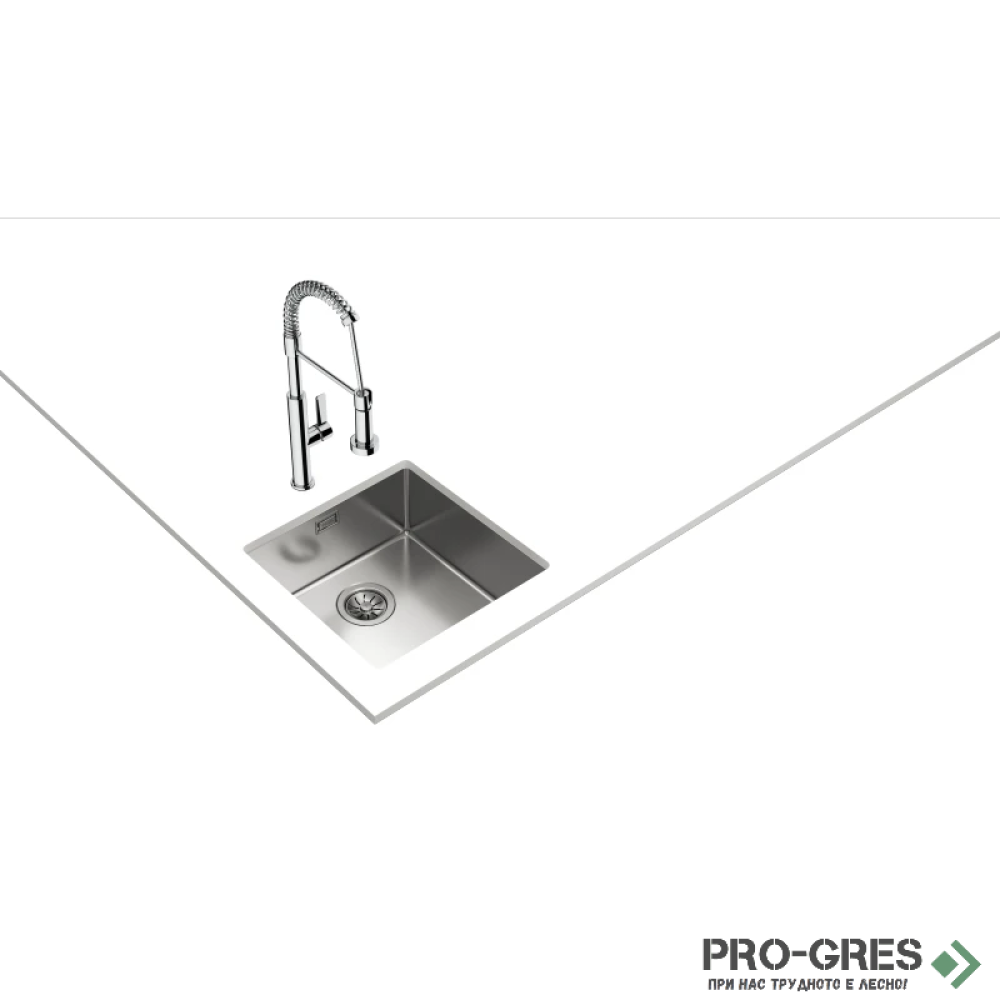 Подплотова иноксова мивка Teka Be Linea RS15 40.40 115000007