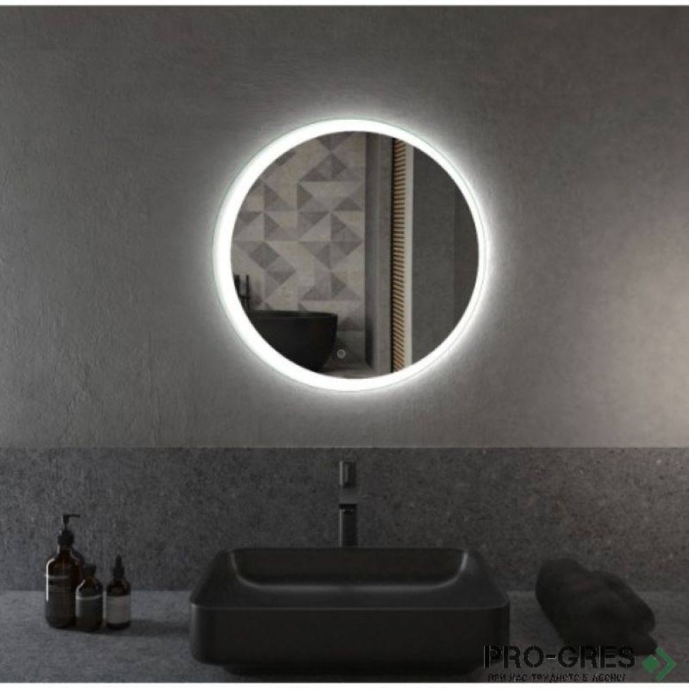 Кръгло огледало с LED осветление, ф60 см, Progetto M040.D60touch