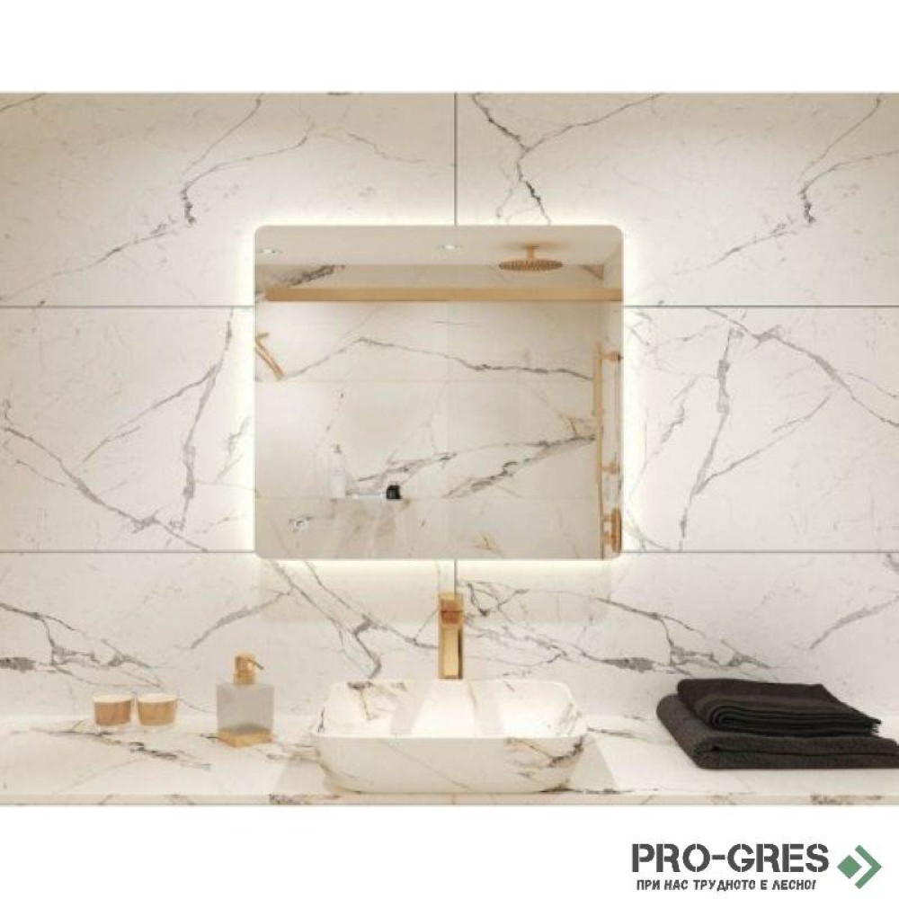 Заоблено огледало с LED осветление, 80/70 см, Progetto M093.7080touch80