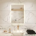 Заоблено огледало с LED осветление, 60х90 см, Progetto M093.9060touch60