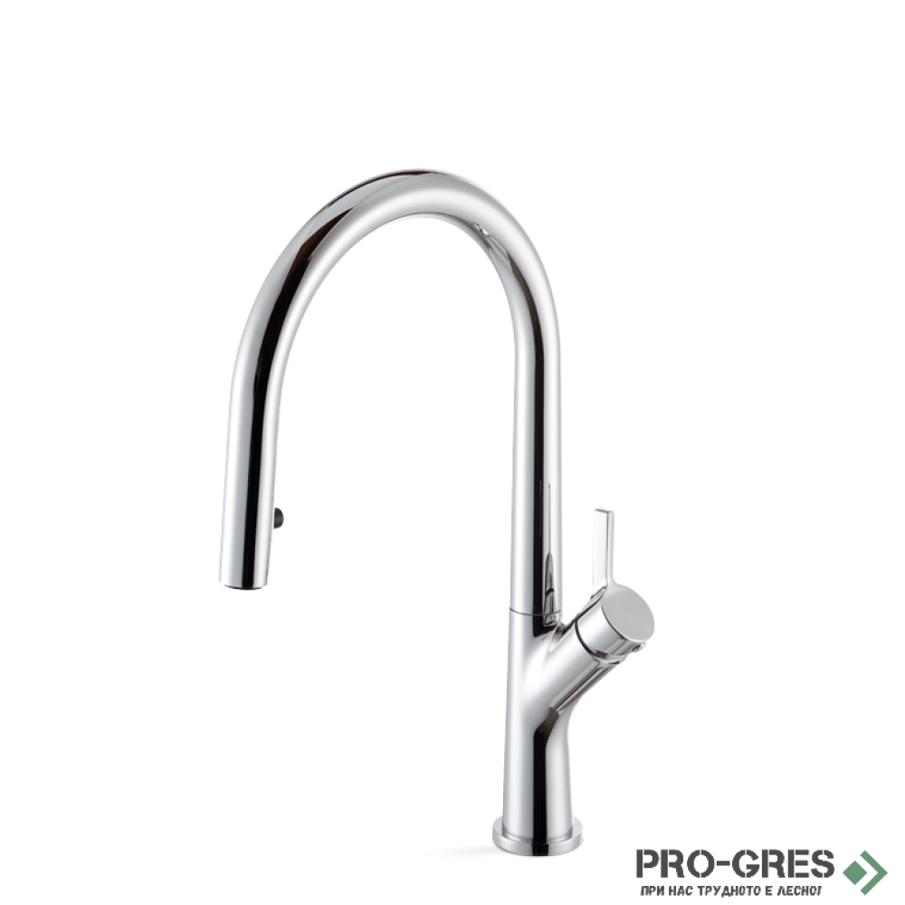 Висок смесител за кухня със скрит изтеглящ се чучур, Vema, Mosa, V26041.B0.010
