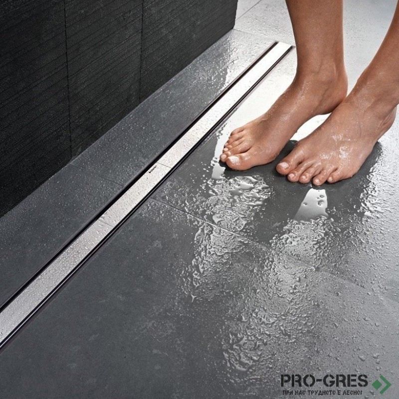 Душ канал 30-90 см полиран метал Geberit CleanLine 20 154.450.KS.1
