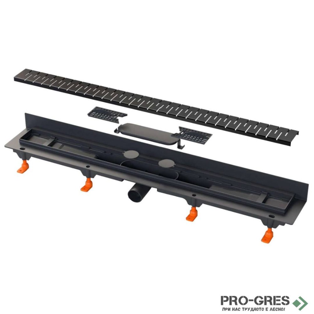 Лентов сифон 75 см MCH Medium CH 750/50 MN Black