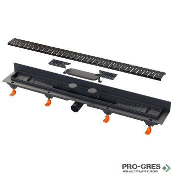 Лентов сифон 85 см MCH Medium CH 850/50 MN Black
