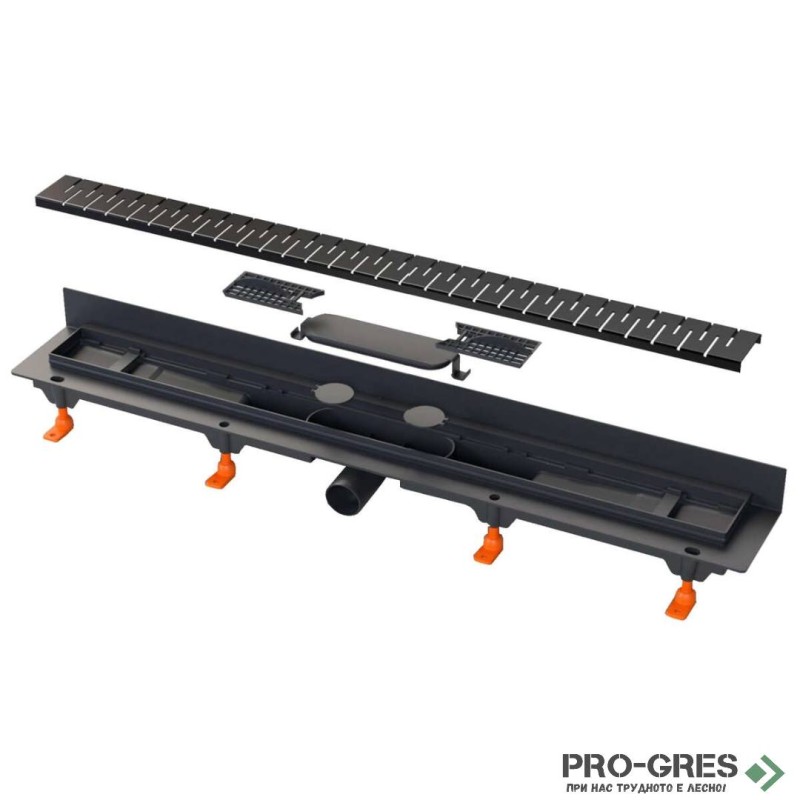 Лентов сифон 85 см MCH Medium CH 850/50 MN Black