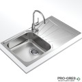 Иноксова мивка за вграждане Teka Starbright 50 E-XP 1B 1D 115120024