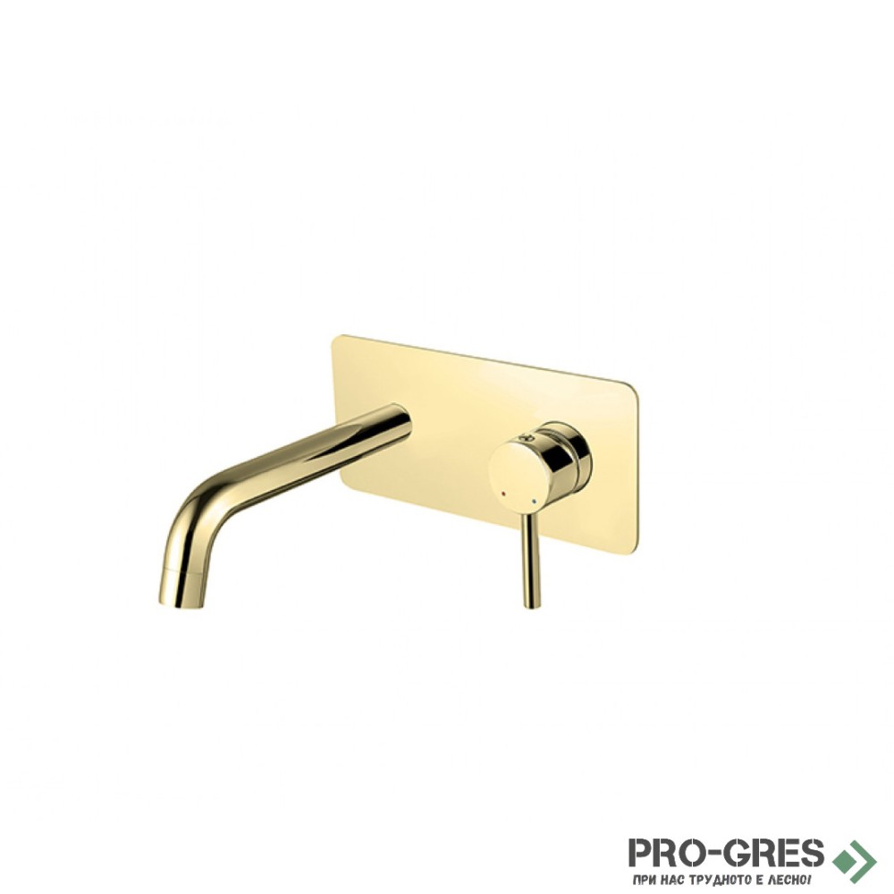 Смесител за вграждане за мивка, Besco, Decco Illusion Gold, BU-IS-ZL