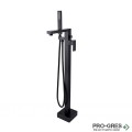 Свободностоящ смесител за вана, черен мат, Besco, Varium Black, BW-V-CZ