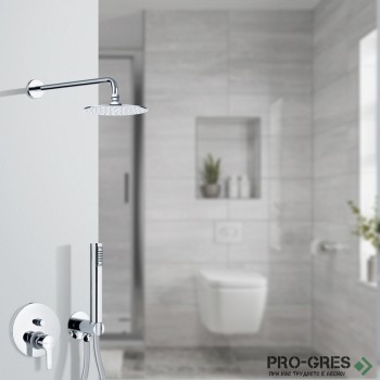  Душ комплект за вграждане с пита от стена, Alpi, Miro-Alpi 1 SLlim, miro-alpi-1-slim-s