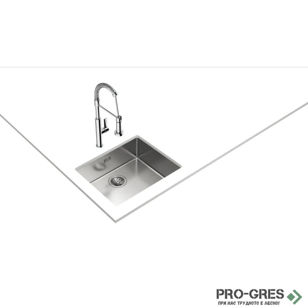 Подплотова иноксова мивка Teka  Be Linea RS15 50.40 115000005