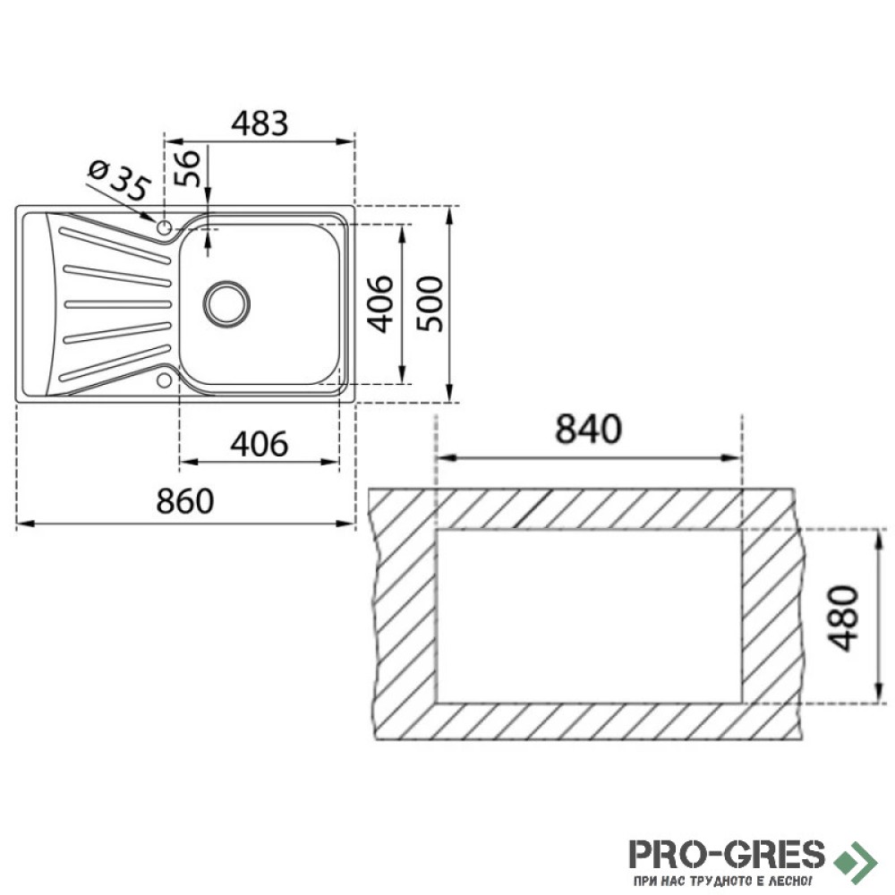 Иноксова мивка за вграждане Teka Starbright 50 E-XP 1B 1D 115120024