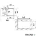 Иноксова мивка за вграждане Teka Starbright 50 E-XP 1B 1D 115120024